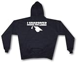 I GRADUATED MAGNA CUM LOUDLY Men's Hoodie Sweat Shirt XXXL, Black