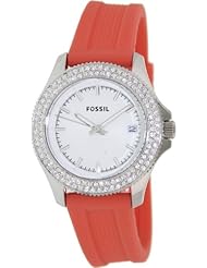 Fossil Retro Traveler Silicone Watch - Coral Am4464