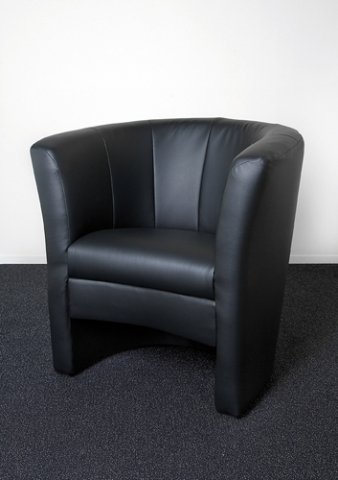 Blackredwhite Cocktailsessel Pepe Schwarz schwarz