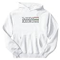 Sweatshirt White Elegant Flag " Khorugh " Tajikistan City