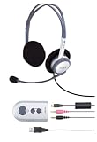 Sony DR-260USB PC Headset with USB and Headset/Microphone Connections