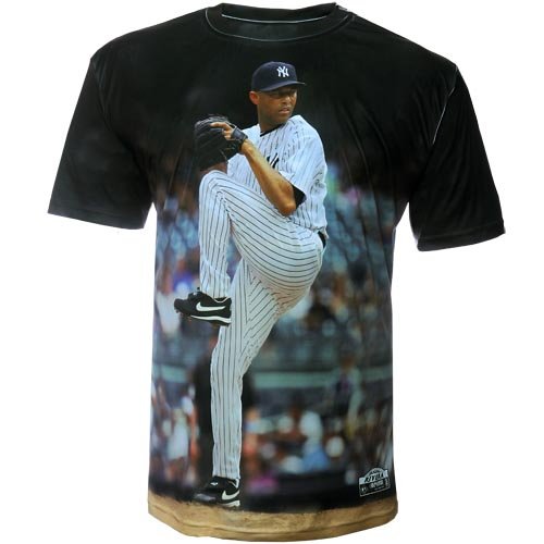 MLB Men's New York Yankees Mariano Rivera Sublimated High Definition Photo Tee Shirt (Yankees, X-Large)