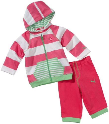 PUMA Baby Trainingsanzug Story Unisex Jogger, white-fandango pink, 98, 819737 02 Preisvergleich
