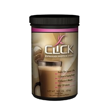Set A Shopping Price Drop Alert For CLICK Espresso Protein Drink, Vanilla Latte (14-Servings), 15.31-Ounce Container