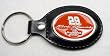 KEVIN HARVICK #29 NASCAR ENAMEL PEWTER/LEATHER KEYCHAIN