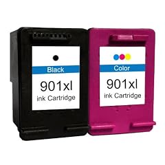 2 St�ck Drucker Patronen HP 1x 901bk Xl black + 1x 901color Xl