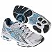 ASICS® Women's Gel Nimbus 9 ( sz. 08.5, White/Ink/Riverablue )