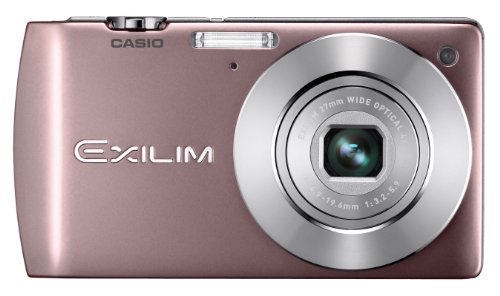 Casio Exilim EX-S200 Digitalkamera (14 Megapixel, 4-fach opt. Zoom, 27mm Weitwinkel, 6,9 cm (2,7 Zoll) Display, bildstabilisiert) rosa