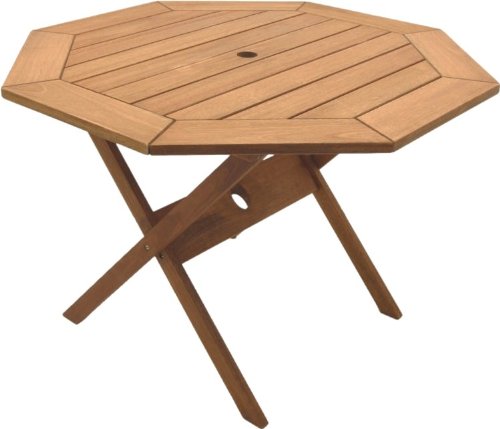 Amazonia Octogonal Eucalyptus Folding Table