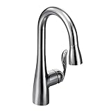 Moen 5995 Arbor One-Handle High Arc Pulldown Single Mount Bar Faucet, Chrome by Moen