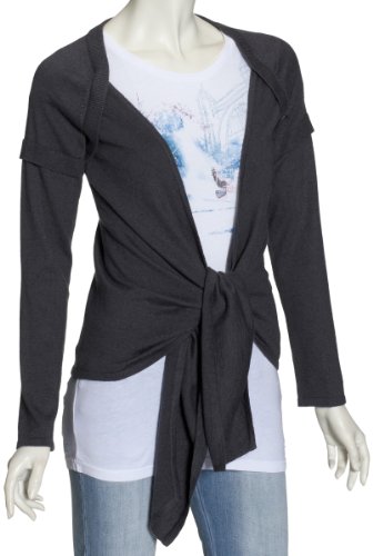 Bench Damen Strickjacke SPRING COVER UP, ebony, L, BLFA0969, BK013 Preisvergleich