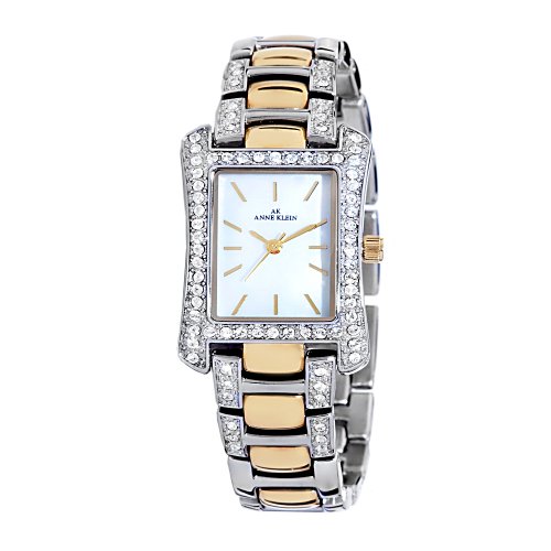 AK Anne Klein Women’s 108931MPTT Swarovski Crystal Accented Two-Tone Dress Watch