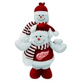 18" NHL Philadelphia Flyers Plush Double Stacked Snowman Christmas Decoration