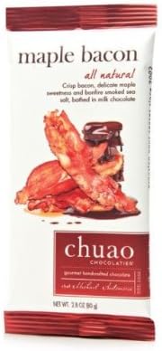 Chuao Chocolatier 900933 Maple Bacon Chocolate Bar, 6 bars