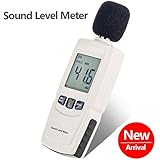 Sound Decibel Meter,GoerTek&trade; Digital Mini Sound Pressure Level Meter, Audio Noise Measurement 30-130dBA ,MAX /MIN Hold,Auto Backlight Display-3*AAA Battery Included-New Released (GM1352)