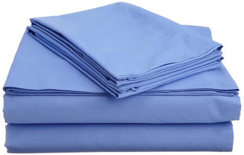 Hanes 300 Thread Count Solid Cotton California King Sheet Set, Persian Jewel
