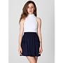 American Apparel Jersey Pocket Skirt Large-Navy American Apparel