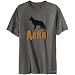 T-Shirt Mens Dark Silver  German Shepherd ... ARRRRR!!!  Dogs