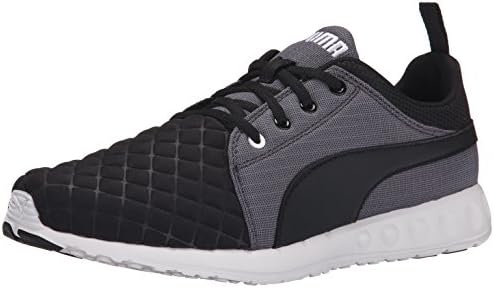 PUMA Men's Carson Runner Quilt Running Shoe, Black/Periscope/White, 11.5 M US