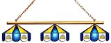 NBA Denver Nuggets Three Shade Stained Glass Billiard Table Lamp