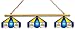 Imperial Denver Nuggets Licensed Three Shade Stained Glass Billiard Table Lamp