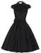 GRACE KARIN Women's Cap Sleeve Swing Vintage Party Dresses JS6087