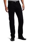 Levis Mens 501 Big & Tall Jean, Black, 44x36