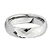6mm Faceted Men's Tungsten Wedding Band