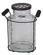 Flower Arranging Frog Jar Vase with Iron Stand