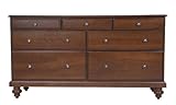 Offspring Violet 7 Drawer Dresser, Royal Cherry