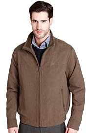 Collezione Mock Suede Bomber Jacket