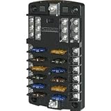 BLUE SEA 5031 FUSE BLOCK SCREW TERM BLADE