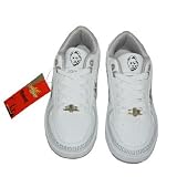 NBA Mens Stylish Dennis Rodman White Lace-up Casual & Athletic Skateboard Sneakers Shoes