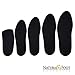 Natural Foot Orthotics Cushions - Sponge Rubber with Nylon Covering, Perfect for Arch Support Insoles (MENS-10)