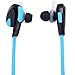 Bluetooth Headphones, Ixir Qy7 Plus Sport Running Wireless Earbuds Earphones Earpods with Microphone (Blue)