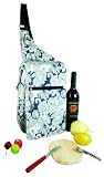 Picnic Gift Pinot Paisley Insulated Two Bottle Wine & Cheese Pack