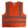 Eurow Safety ANSI Class II Fluorescent Safety Vest Orange - Large