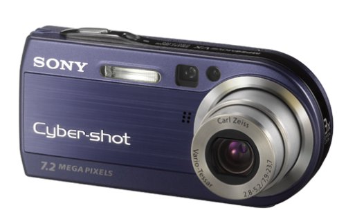Sony DSCP150/LJ 7MP Digital Camera with 3x Optical Zoom (Blue)