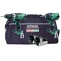 Hitachi KTL218S 2 Piece 18V Kit with DV18DSL/JL + WH18DSL/L4 + Bag
