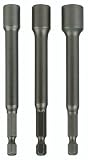 Wiha 70492 6.0-Inch Magnetic Nut Setter for 1/4-Inch 5/16-Inch 3/8-Inch Hex Drive, 3-Piece