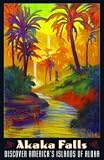 Akaka Falls, Art Poster by Rick Sharp