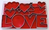 R & M Love 9 Piece Cookie Cutter Set
