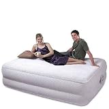 Intex Foam Top Rising Comfort Queen Airbed with Built in pump and Wireless Remote Control by Intex