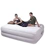 Queen-Sized Airbed Air Mattress with Deluxe Memory Foam Top & Wireless Remote