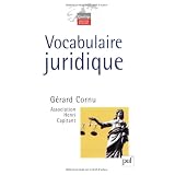 Vocabulaire juridiquepar G�rard Cornu