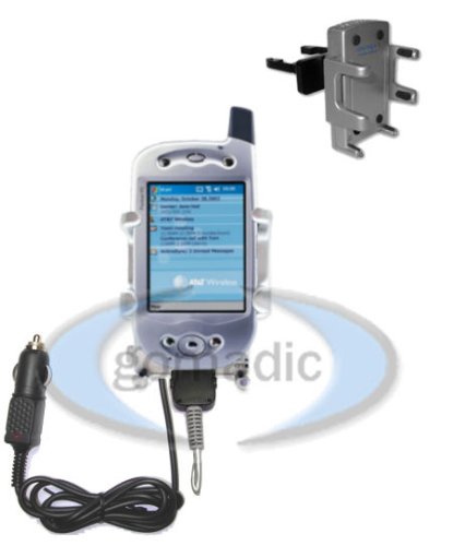 Siemens SX56 Pocket PC Phone Powered Vent Car / Auto Mount PDA Holder - Gomadic Brand