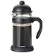 BonJour Hugo 3-Cup Unbreakable French Press, Black