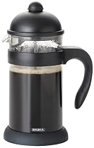 BonJour Hugo 3-Cup Unbreakable French Press, Black