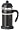 BonJour  Hugo 3-Cup Unbreakable French Press, Black
