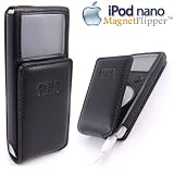 Sena iPOD Nano MagnetFlipper Black Leather Case
